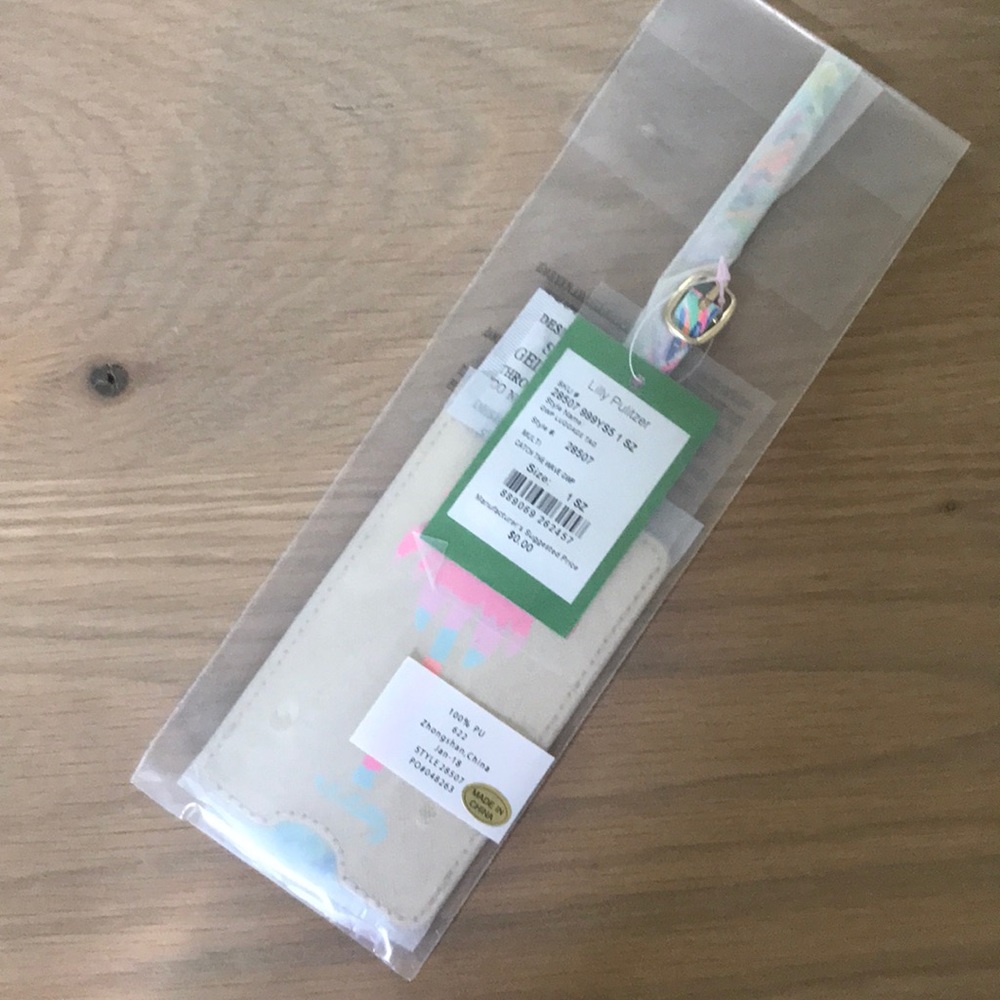Lilly Pulitzer luggage tag